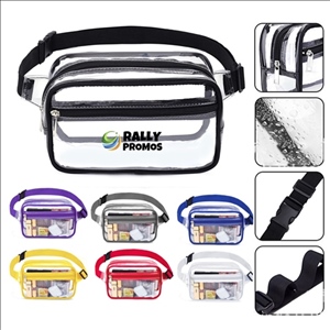 PVC Clear Sports Fanny Adjustable Waist Pack